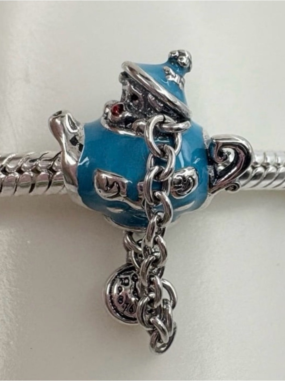 Pandora Disney Alice in Wonderland Mad Hatter Teapot Charm